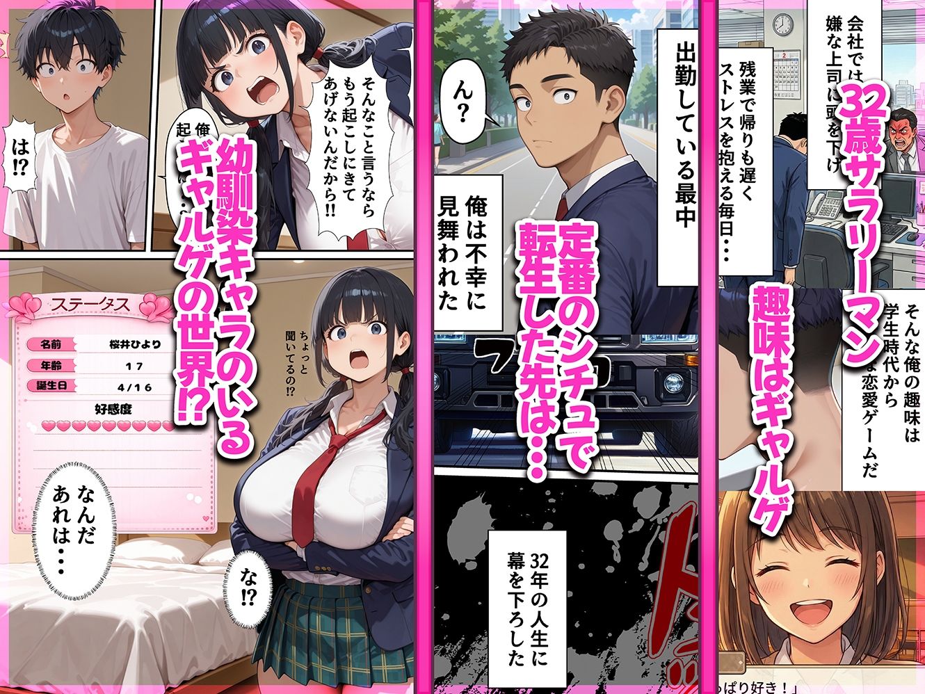 ギャルゲー世界に転生したら、ヒロイン達がライバルキャラに次々と寝取られた